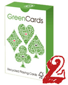 Green playing cards